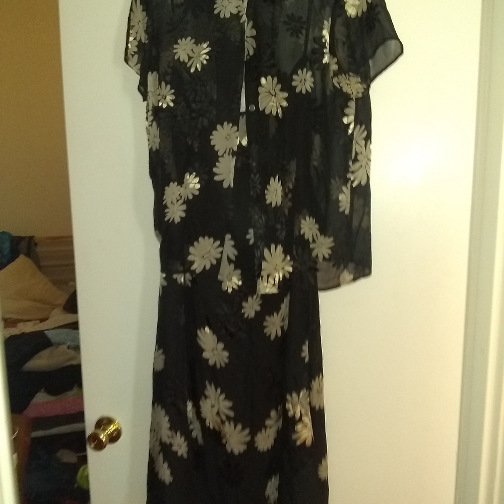 Top and skirt